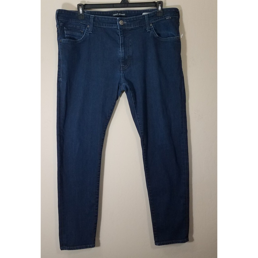 Mavi Jeans Men 40 x 30 James Skinny Fit Denim Pants Stretch Tapered